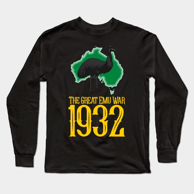 The Great Emu War Long Sleeve T-Shirt by PCB1981
